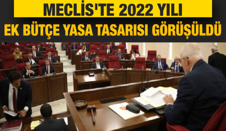 2022 Mali Yılı Ek Bütçe Yasa Tasarısı oy çokluğu ile kabul edildi