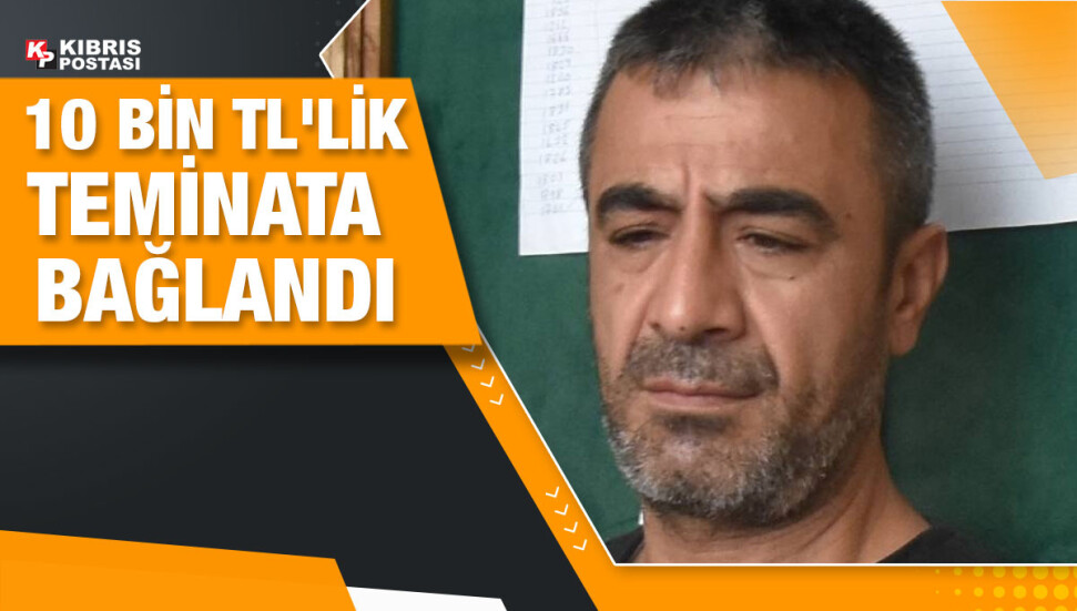 İşletmesinde kurusıkı bulunan Önder Özcan teminata bağlandı