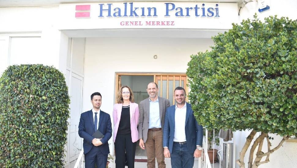 Fransız ve İtalyan büyükelçileri Halkın Partisi’ni ziyaret etti