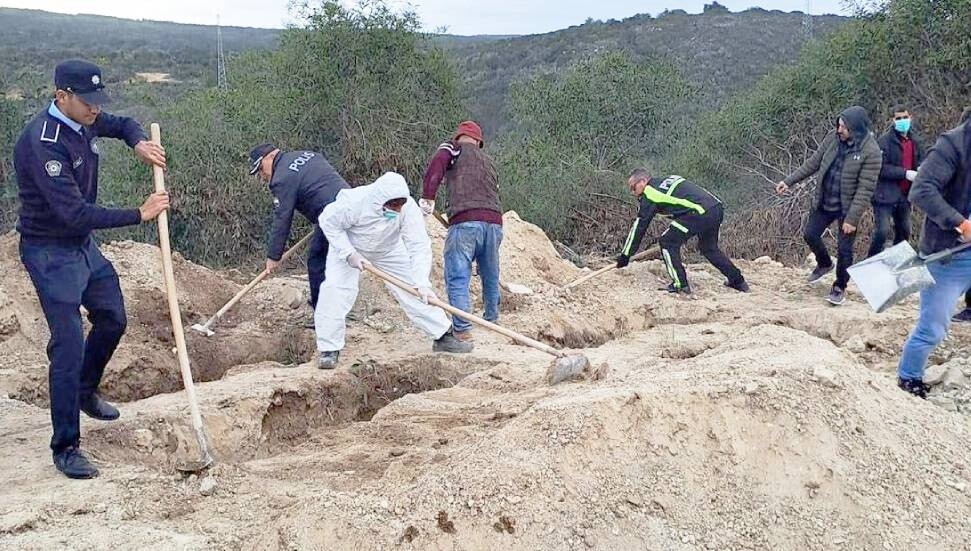 Karpaz sahiline vuran cesetler gömüldü